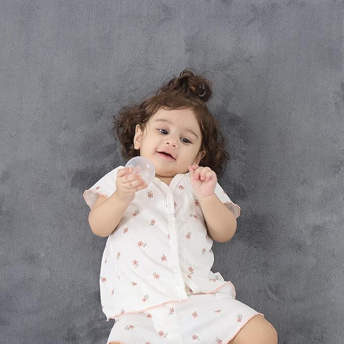 1.3" Thick Baby Floor Play Mat 39x59, Basic Padded Foam Mat for Tummy Time Crawling, Non Slip Cushioned for Babies Toddlers Infants Kids (Dark Grey)