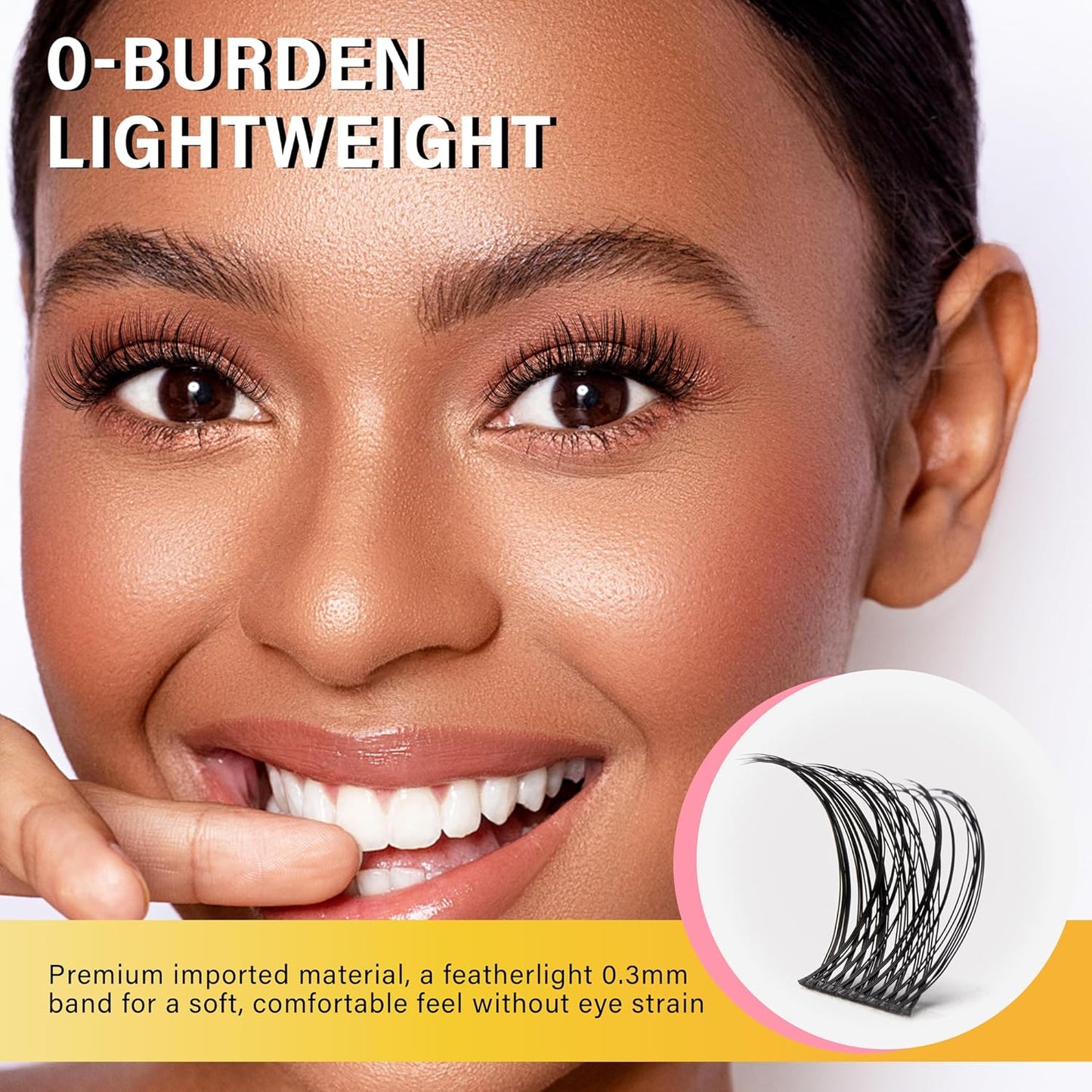 Lash Clusters 8-16mm, False Eyelashes 96pcs, Cluster Eyelash Extensions Matte Black Soft, Diy Lash Extensions D Curl Natural Lash Clusters Faux Mink Lashes Wispy（Tide,96pcs,0.07,D,8-16MIX)