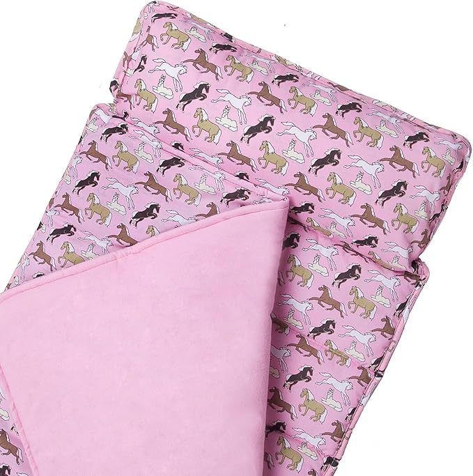 Wildkin Kids Original Nap Mat – Cozy Kids Sleep Mat with Pillow, ideal for School & Travel