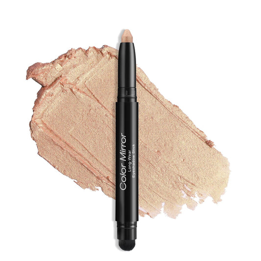 Longwear Cream Eye Shadow Sticks(06 Cognac Shimmer),Smudge-Proof, Waterproof Eyeshadow,Silky Formula Glitter With Makeup Brush, Bronze Eyeshadow Stick