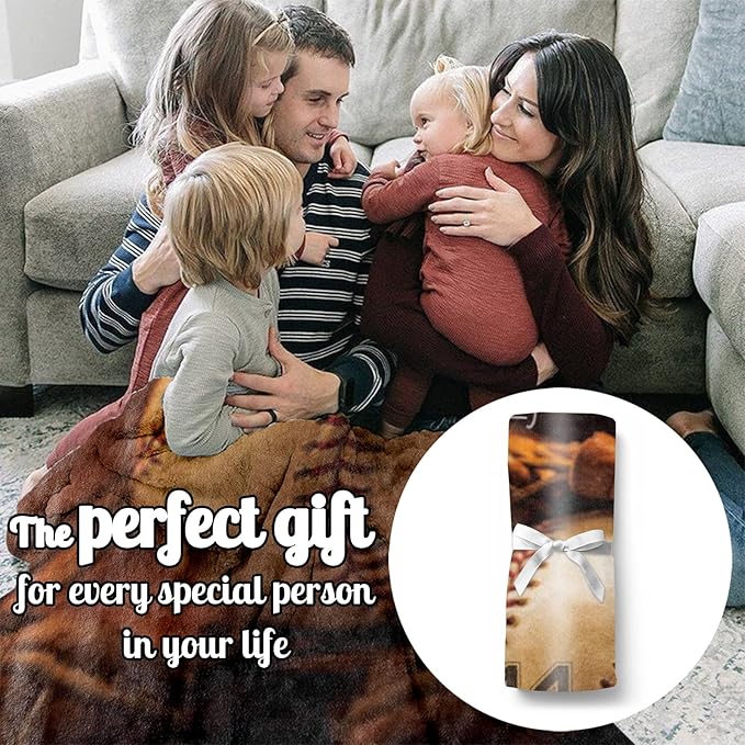 Custom Baby Soft Blanket: Personalized Bedding for Kids Softball Ball Throw Blankets - Perfect Newborn Gift Infant Swaddling Blanket with Name 30x40inch