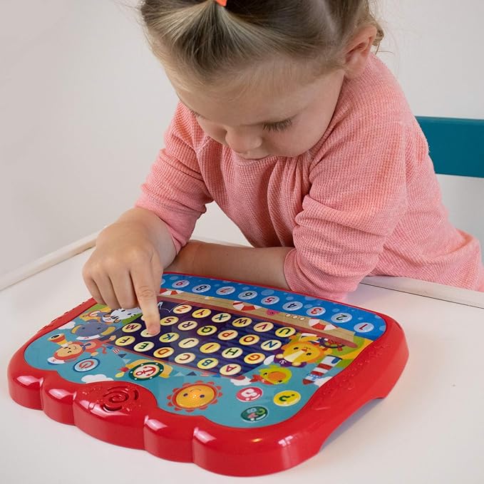 Learning Tablet for Toddlers 1-3 - Educational ABC Toy to Learn Alphabet, Number, Music & Words - Early Development Electronic Learning & Activity Game, Suitable for 1 2 3 Year Old Boys & Girls