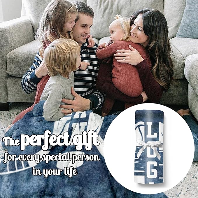 Custom Name Number Hockey Blanket: Personalized Gift for 0-3 Months Baby Nursery Blankets - Toddler Kids Boy Girl Adults Bedding Essentials(50 * 60inch)