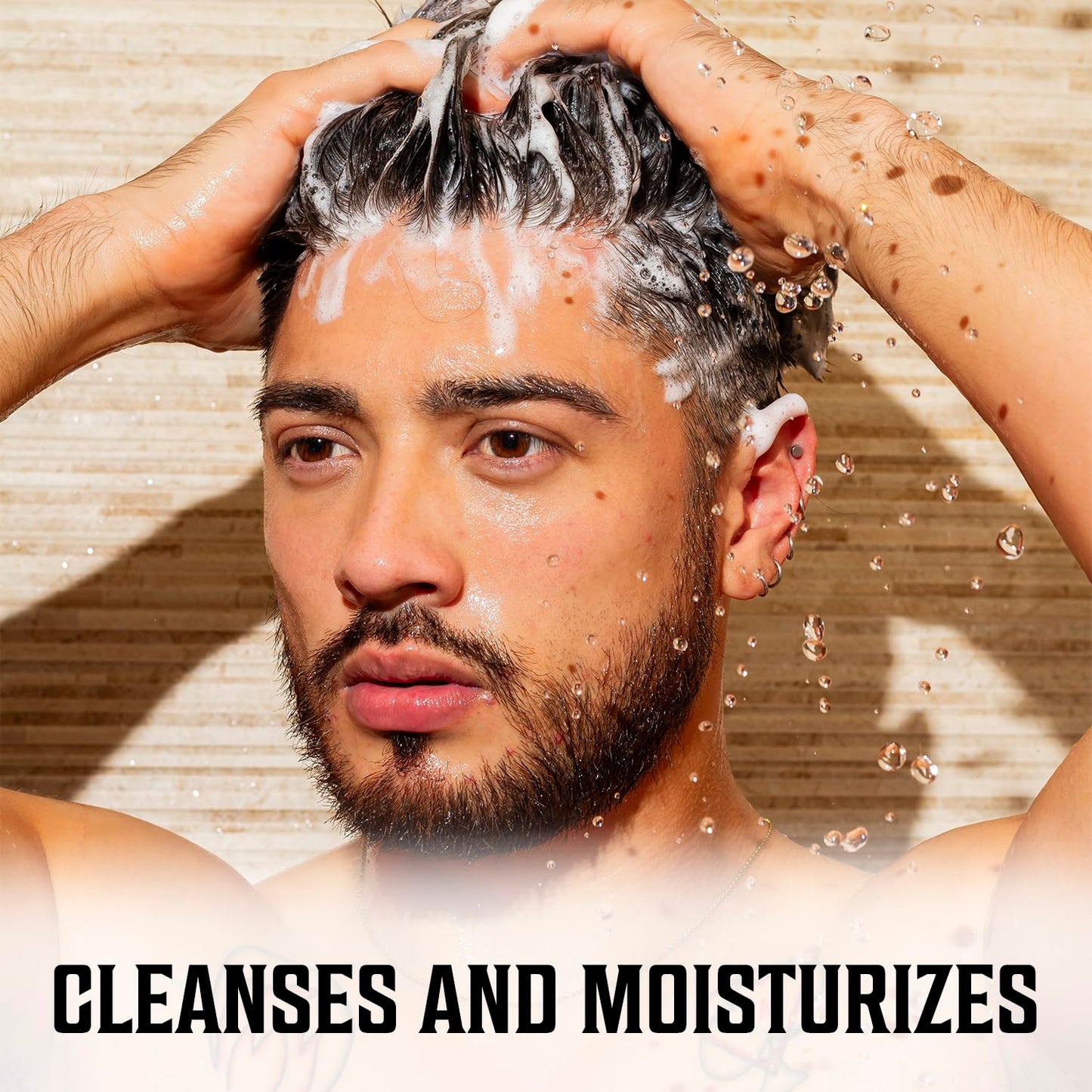 Viking Revolution Sweet Tobacco Mens Shampoo and Conditioner Set with Biotin and Jojoba Oil - Natural Hair Shampoo and Hair Conditioner for Men with Vitamin B5 - Mens Shampoo for Thinning Hair (17Oz)