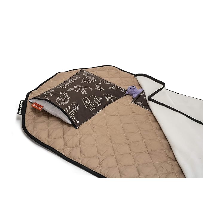 Tot Cot Kids Nap Mat - Toddler Preschool Daycare Bedding Cover with Blanket and Pillow - Ages 2 Yrs to 5 Yrs