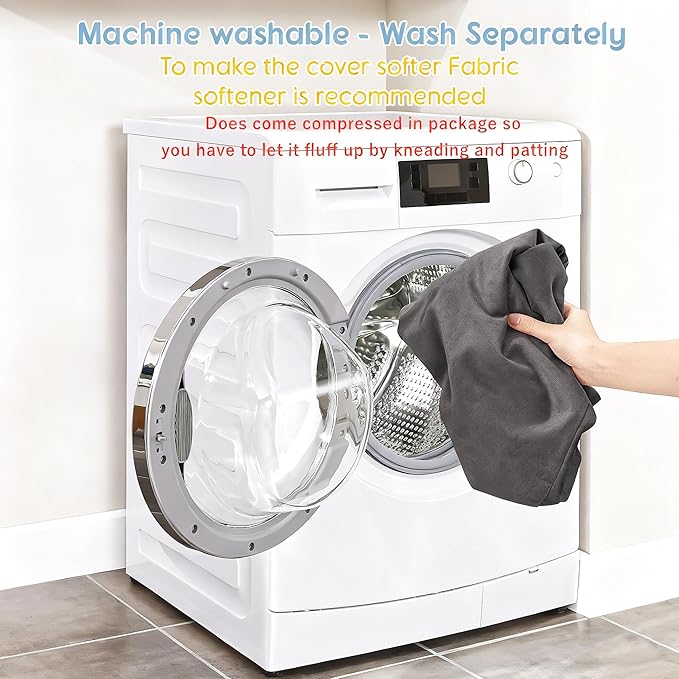 Baby Lounger 0-24 Months 100% Cotton,Soft & Breathable Tummy Time Mat for Newborn Infant Play Mat,Babies Essentials Gifts,Gray(Lounger Cover Included)