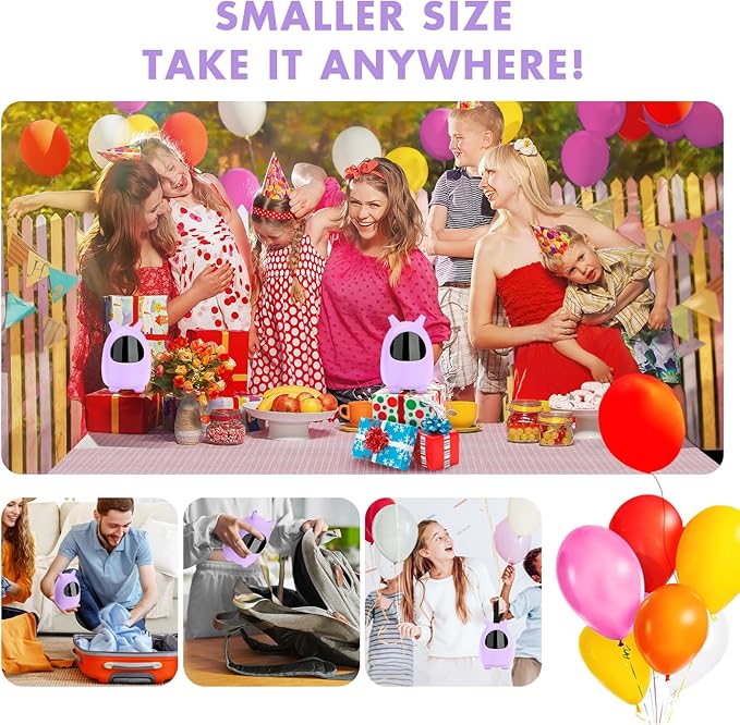 Balloon Pump Electric, SPLAKS Balloons Inflator Air Pump Portable Balloon Blower for Garland Arch, Party Decoration
