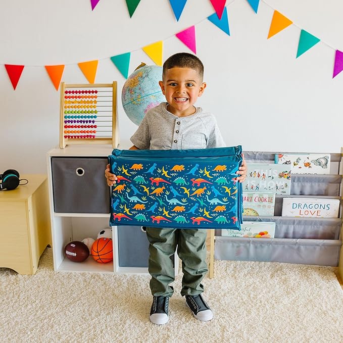 Wildkin Kids Vinyl Nap Mat – Foldable, Durable Rest Mat for Daycare & Preschool