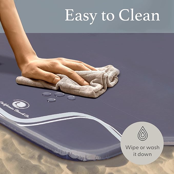 Baby Playmat for The Pop 'N Go Baby Playpen - 1.3" Thick Self-Inflating Playmat for Placement Underneath Pop 'N Go Playpen or for Standalone Usage - Soft and Comfy Portable Pad w/Travel Bag