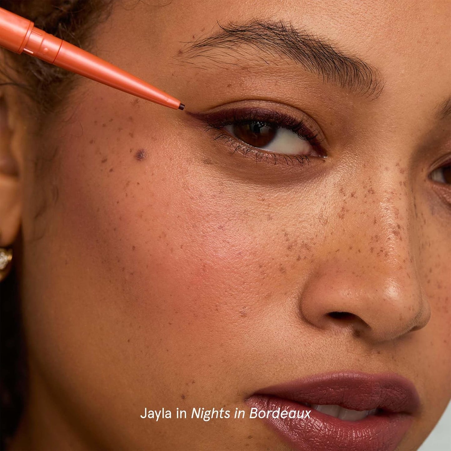 SOSHE Beauty - Waterproof Precision Eyeliner | 1.5mm Smudge-Proof Gel Liner | Easy Refills | Cruelty-Free, Certified Plastic Negative (Nights in Bordeaux - Deep Plum)