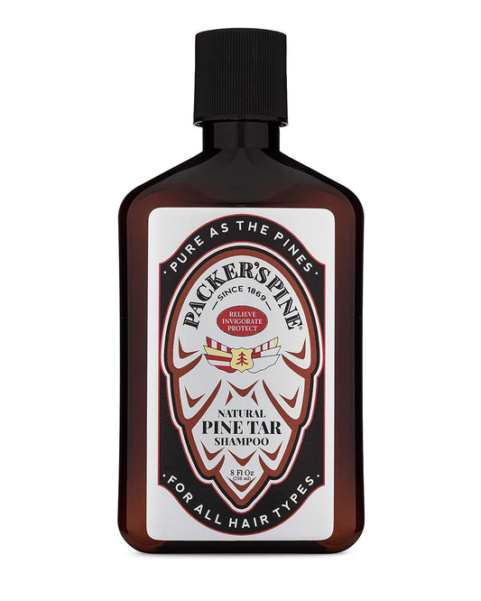 Packer's Pine Tar Shampoo | USA Made With All Natural Active Ingredients | Shampoo for Dry and Itchy Scalp | Paraben and Sulfate Free (Pack of 1)
