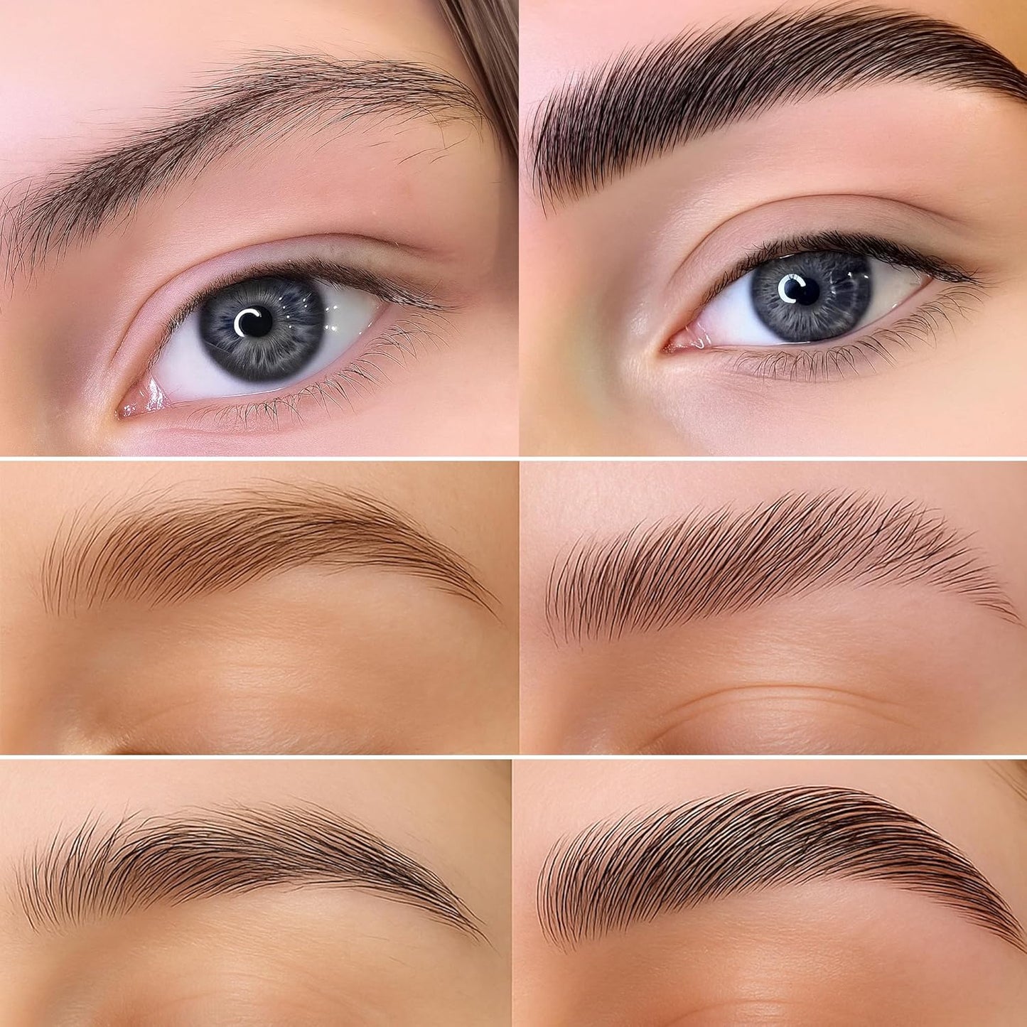 At Home Brow Lamination Kit - DIY Eyebrow Lamination Kit Professional Eye Brow Perm Kit Instant DIY Eyebrow Lift Kit for Fuller Thicker Brows Lasts For Upto 8 Weeks