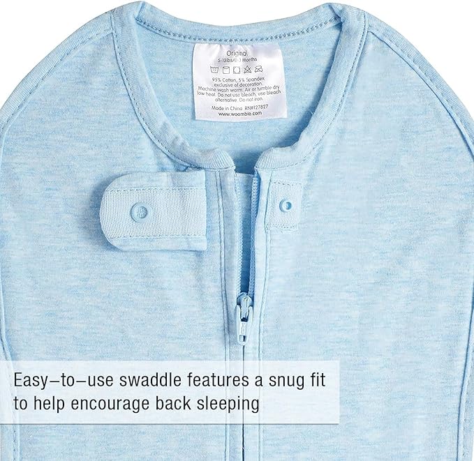 Woombie Original Nursery Swaddling Blanket - for Babies (Dream On, 14-19 Pound), 3-6 Months