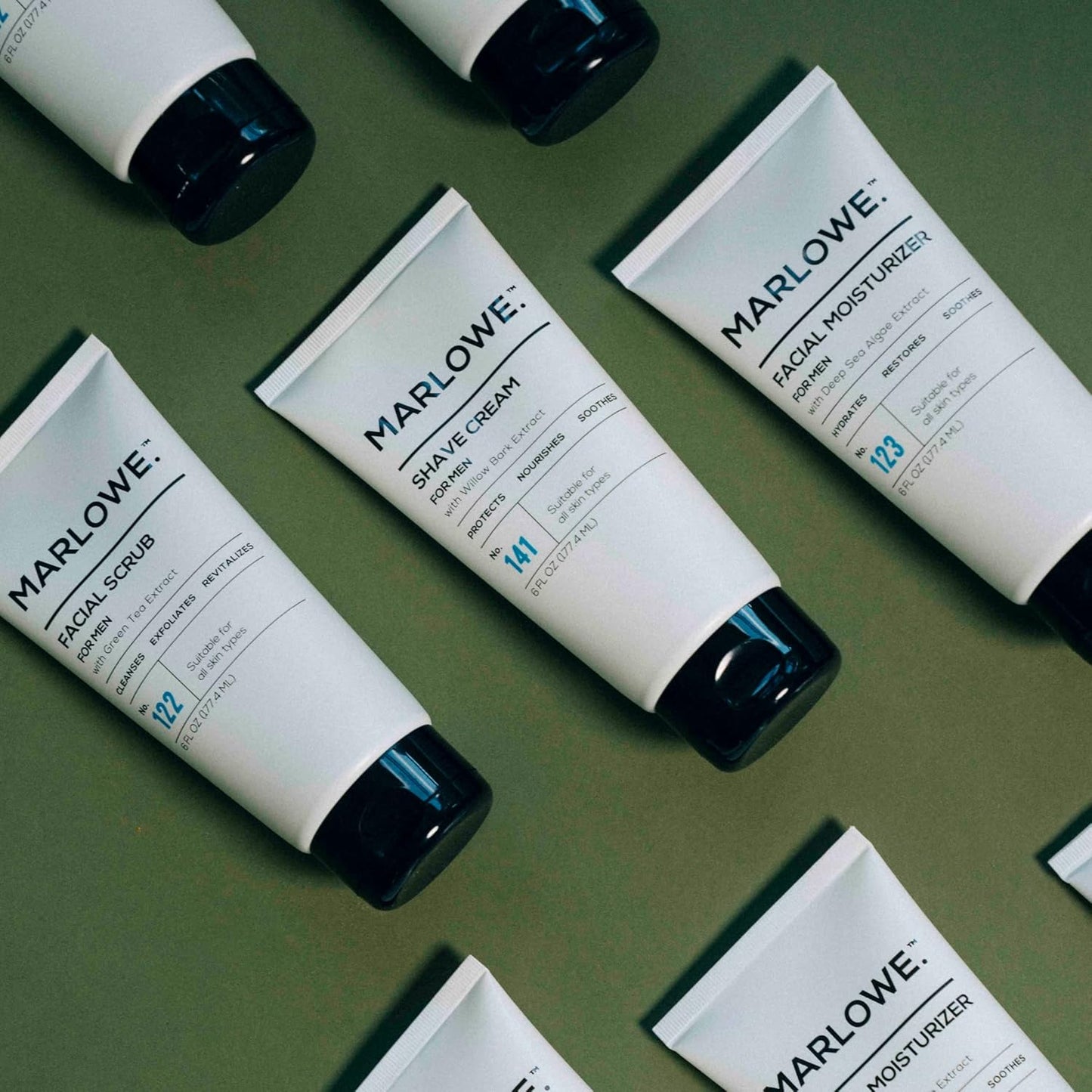 MARLOWE. No. 141 Shave Cream 6 oz, Conditioning Shaving Cream with Shea Butter & Coconut Oil, Smooths & Protects for a Close Shave, Aloe Citron Scent