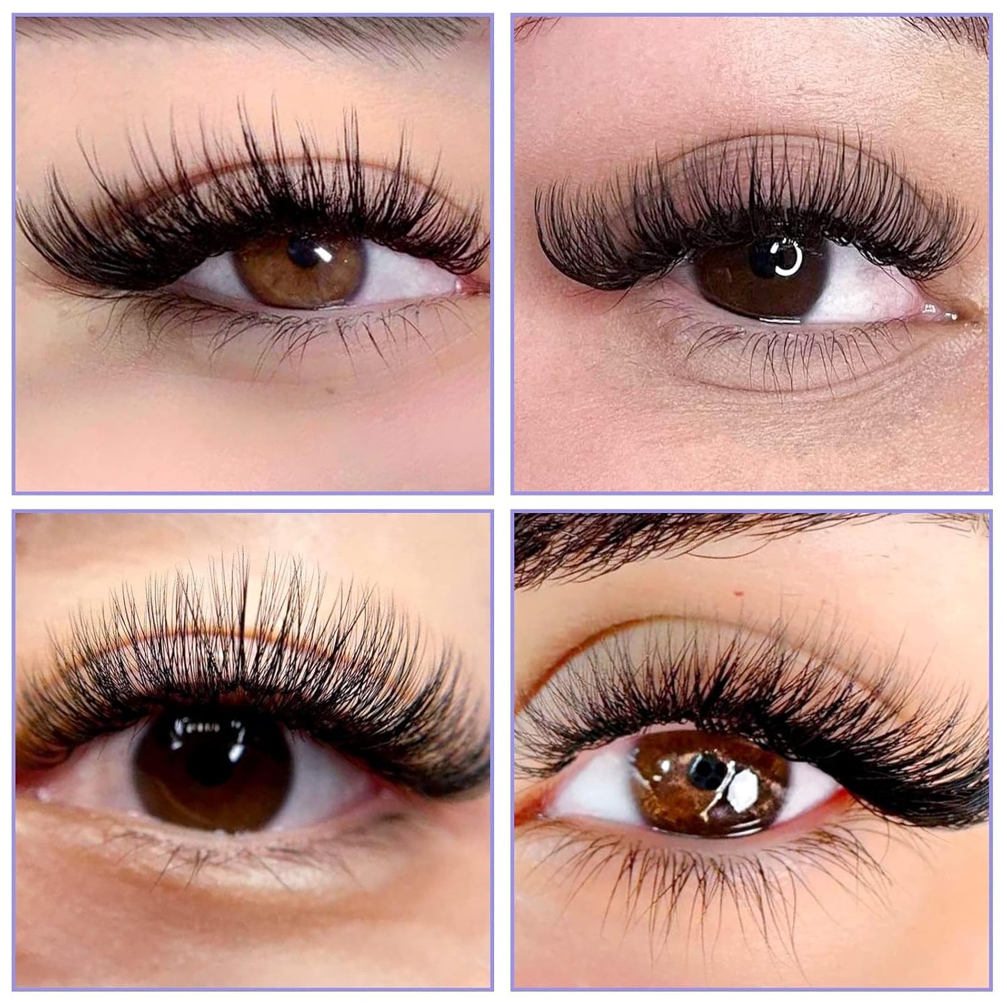 Easy Fan Volume for Lash Artists: Wendy, Handmade Fans for Eyelash Extensions, Self Fanning, Blooming, C-KH, Black, D-0.07-14-20