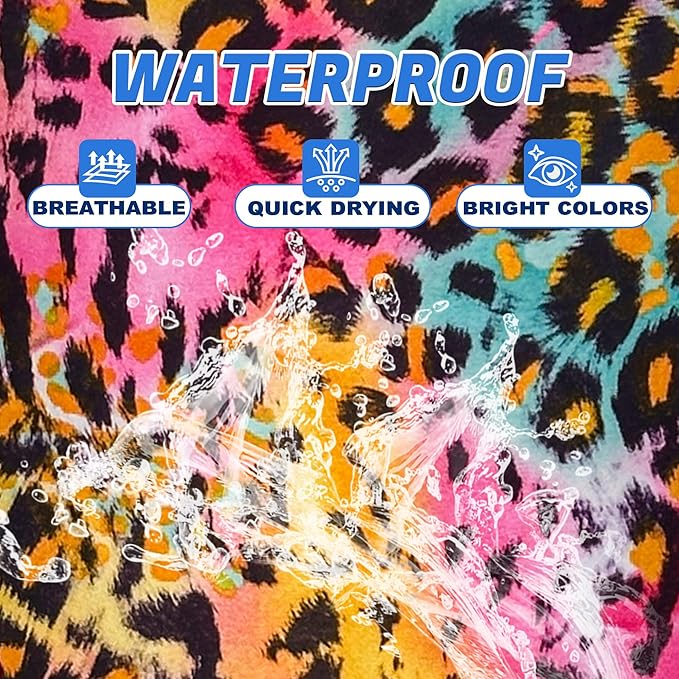 Colorful Leopard Print Laundry Basket Cheetah Oxford Cloth Laundry Hamper With Handle Foldable Portable Clothes Storage Basket 18.9 X 16.5 In Storage Bag For Laundry Room/Bathroom/Bedroom/Dormitories