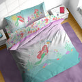 Sunny Side Up Disney The Little Mermaid Full Comforter Set - 7 Piece Kids Bedding Includes Comforter, Sheets & Pillow Cover - Super Soft Ariel Microfiber Bed Set