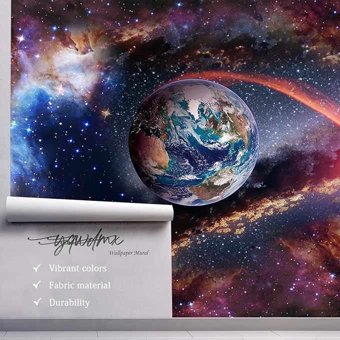 -Colorful Star Bright Star Bedroom Living Room Wallpaper XT13 S 100" x 65"