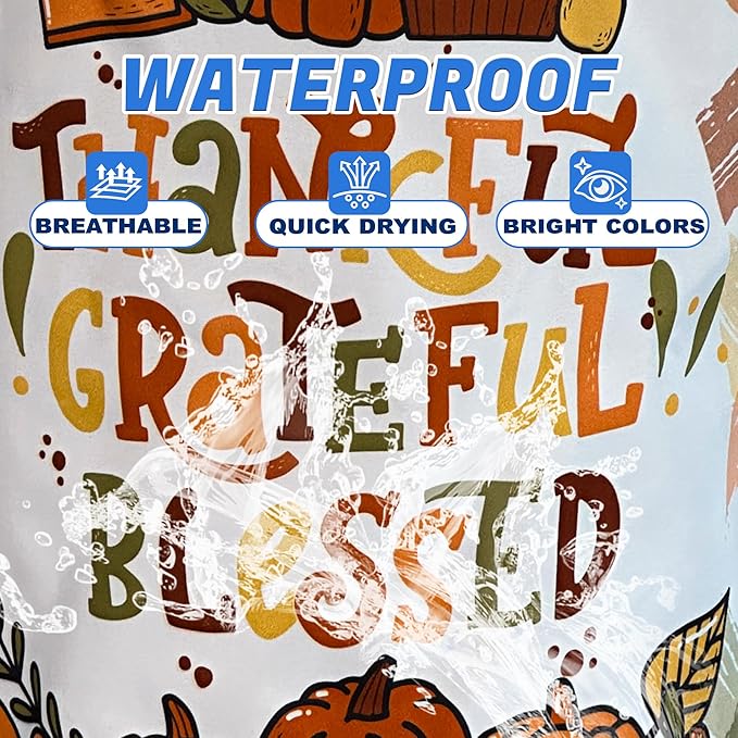 Thankful Grateful Blessed Laundry Basket Oxford Cloth Laundry Hamper With Handle Foldable Portable Clothes Storage Basket 18.9 X 16.5 Inch Storage Bag For Laundry Room/Bathroom/Bedroom/Dormitories