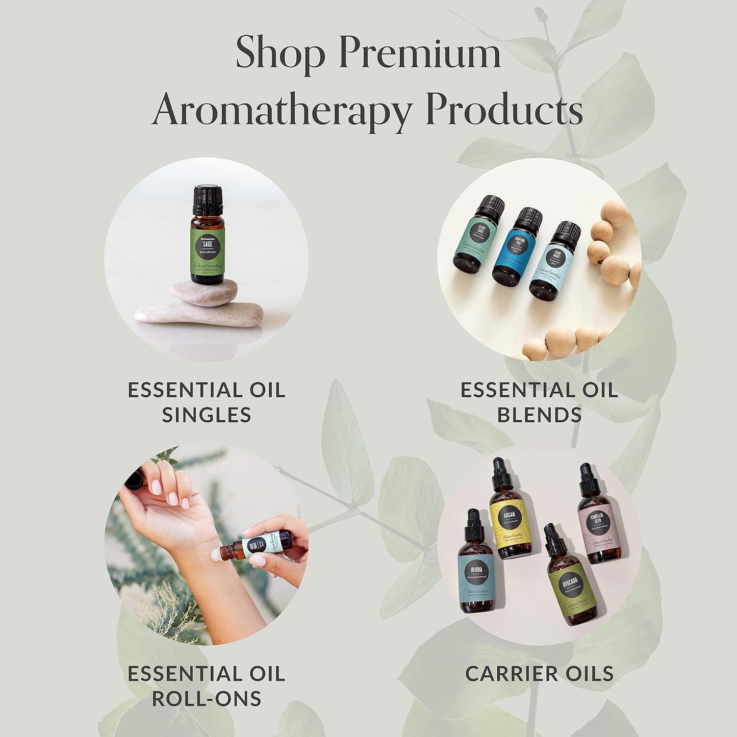 Edens Garden Concentration & Memory Essential Oil Roll-On Blend- 100% Pure Premium Grade, Natural, Therapeutic, Aromatherapy, Kid & Skin Safe, The Best for Tension Pre-Diluted 10 ml (.33 fl oz)