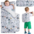 DJY Toddler Nap Mat,Kid Slumber Bag with Removable Pillow & Minky Blanket,Soft Sleeping Mat Perfect for Daycare,Preschool,Kindergarten,Travel