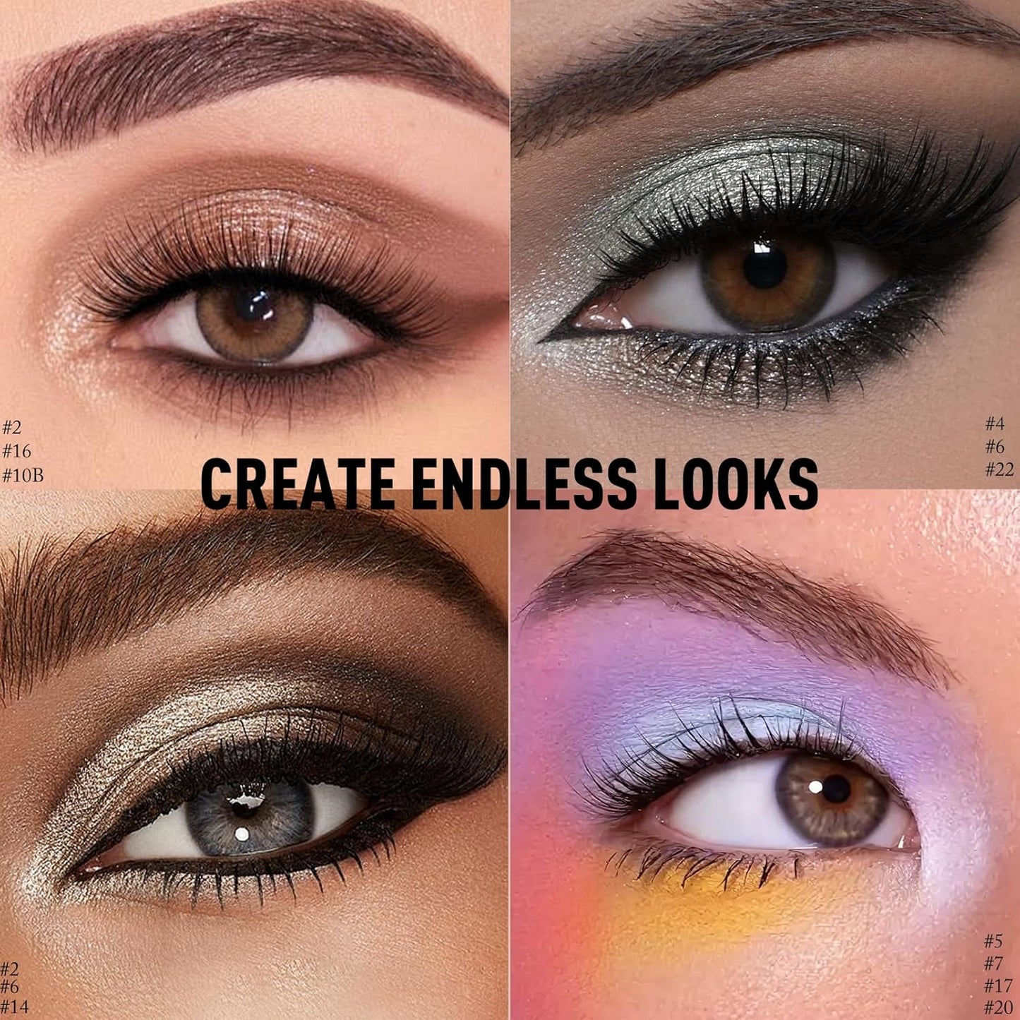 Black Shimmer Eyeshadow Stick, Waterproof Cream Eye Shadow Pencil Long-Lasting Crease-Proof Glitter Eyeshadow Crayon Smooth High Pigmented Highlighter Blendable Neutral Eye Shadow Liner Makeup