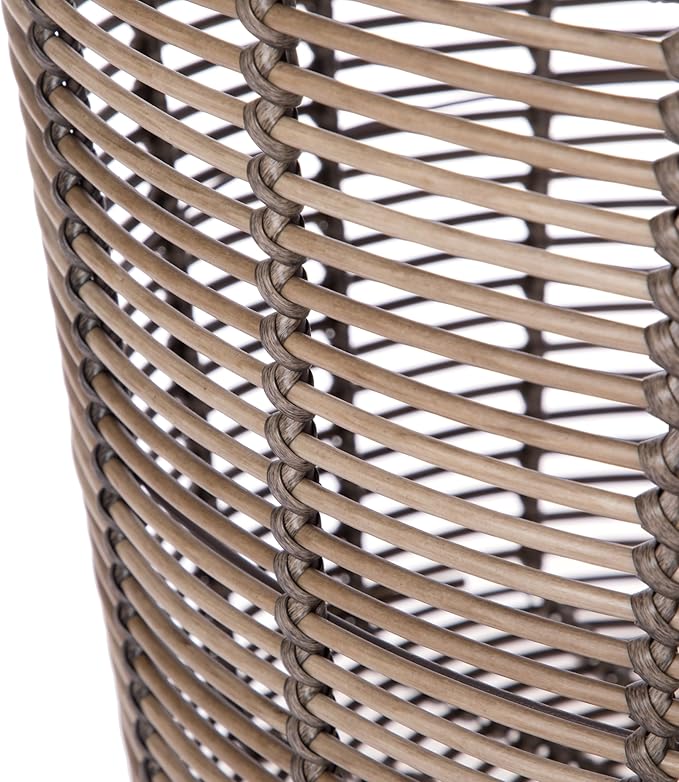 76QT rattan woven basket, withhandle, extra-large storagebasket, suitable for all areas ofthe home