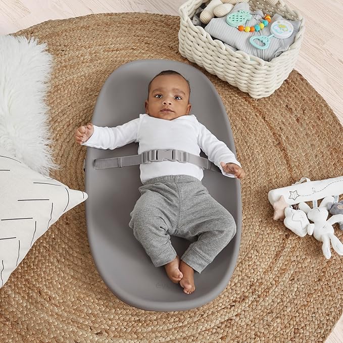 évolur Eva Baby Changing Pad, Soft, Lightweight and Portable Changing Pad, Fits All Changing Table, Waterproof Firm Padding - Dark Gray