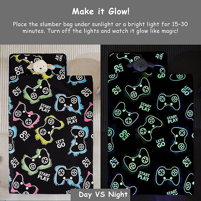 MORAIS Toddler Nap Mat with Pillow and Blanket, 52" x 20" Lightweight and Soft Nap Mat for Preschool, Daycare, Travel Sleeping Bags