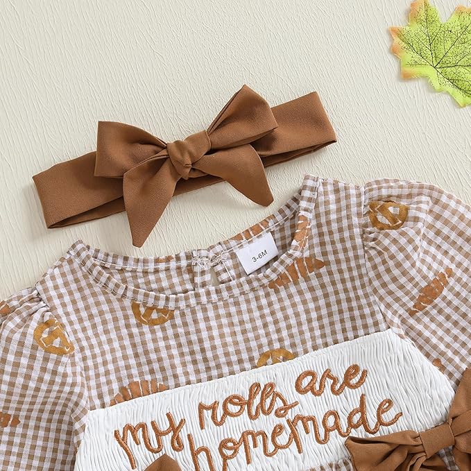 2pcs Infant Baby Girls Romper Dress Headband Long Sleeve Clothing Flowers Newborn Boho Girl Outfit Jumpsuit Clothes