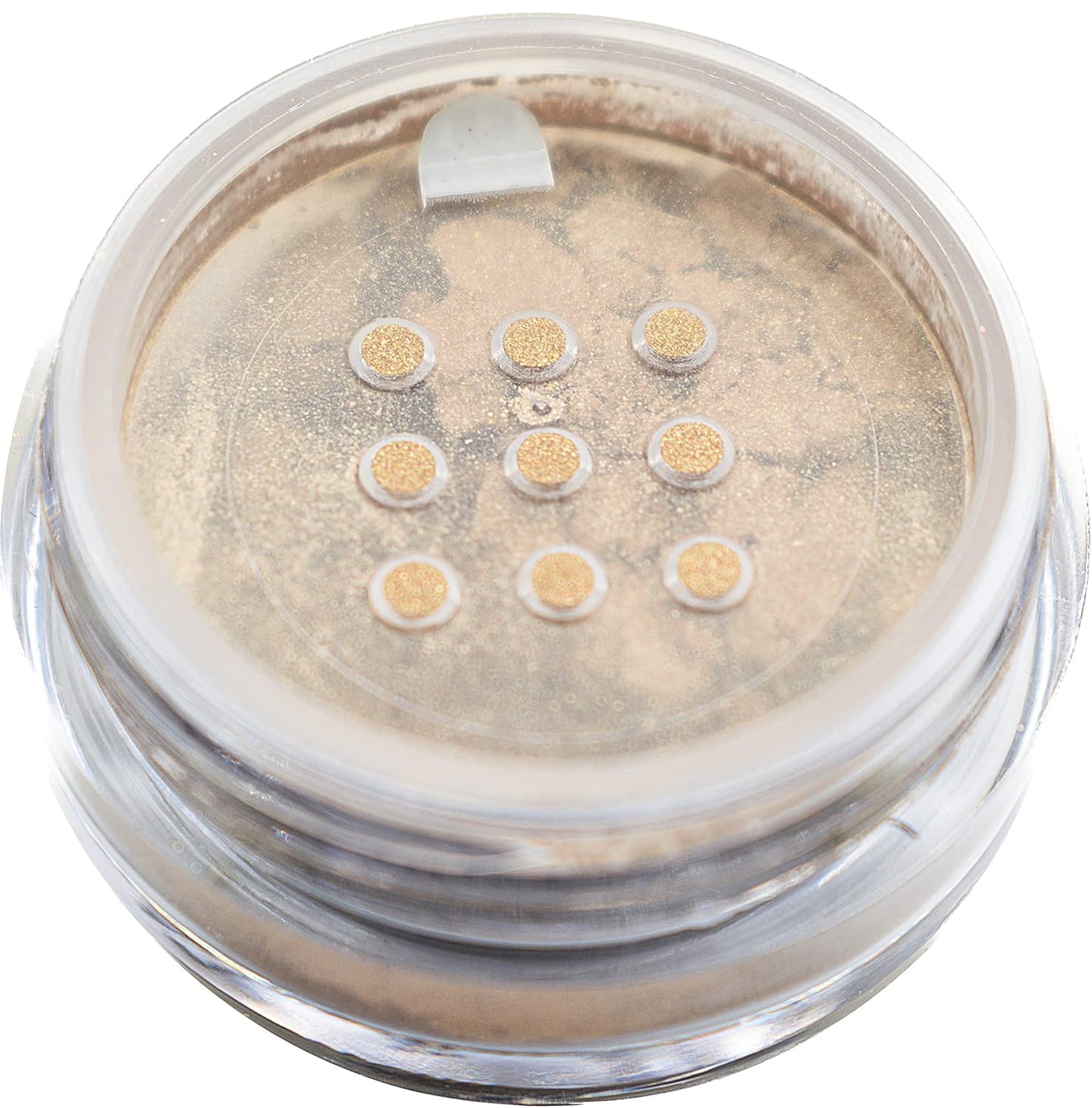 Sensual Light Mocha Brown Nude Beige Loose Eyeshadow Powder Pigment, Single Glitter Mineral Dust Jar Pot; Talc, Paraben & Cruelty Free, No Animal Testing