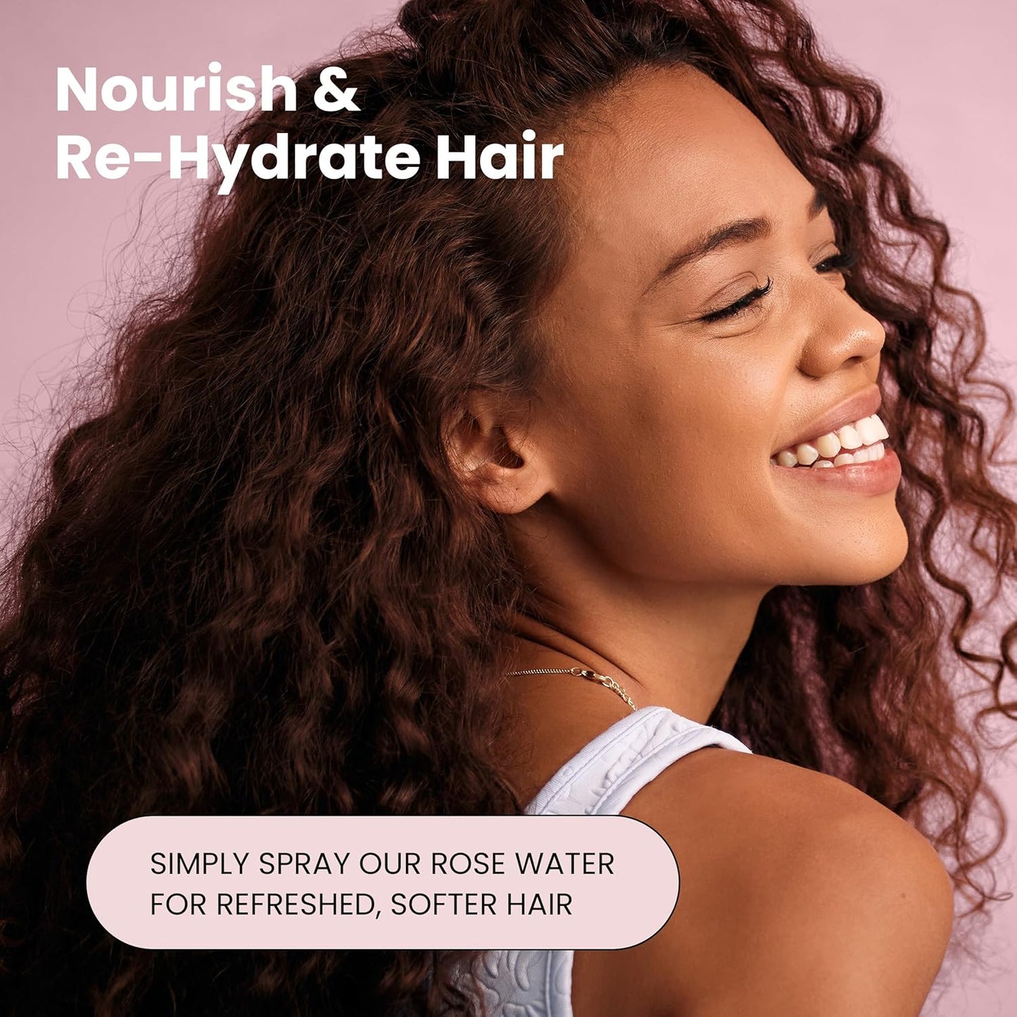 Rose Water Spray for Face & Hair – Pure USDA Organic Rosewater Toner – Refreshing Mist for Skin Care, Makeup & Locs – Natural Rose Scent, 4 Oz (3 Pack)