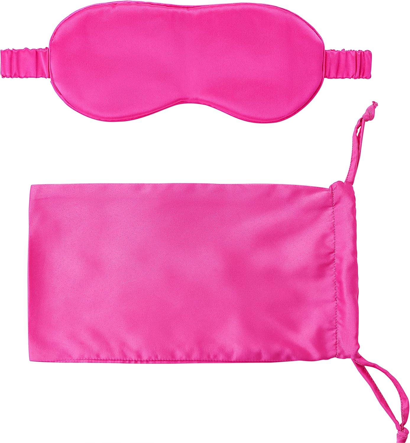 Silk Sleep Mask Light Blocking Luxury 100% Mulberry 19mm Silk Eye Mask Eye Cover Blindfold Ultra Soft Light & Comfy Anti Aging Skin Care with Travel Bag Gift Package