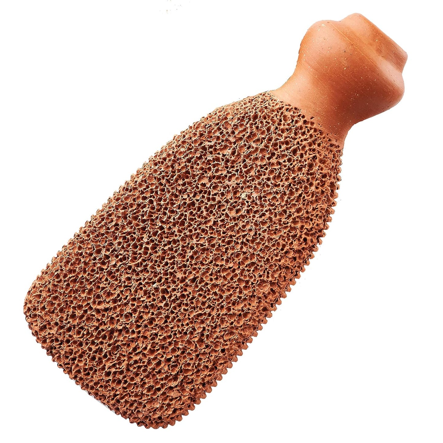 Pumice Stone for Feet Lasts 5+ Years Foot Exfoliator Scrubber Callus Remover Made of Natural Terra-Cotta