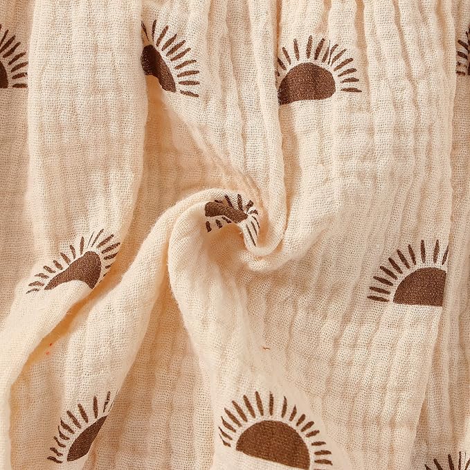 2pcs Infant Baby Girls Romper Dress Headband Long Sleeve Clothing Flowers Newborn Boho Girl Outfit Jumpsuit Clothes