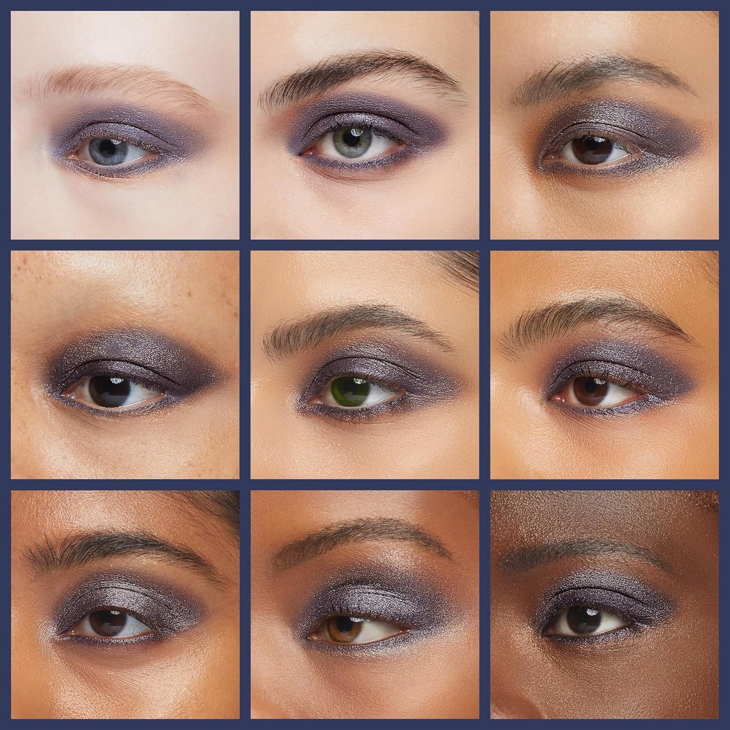 Twilight Shimmering Deep Blue Navy Pressed Powder Single Vegan Eyeshadow; Talc, Paraben & Cruelty Free